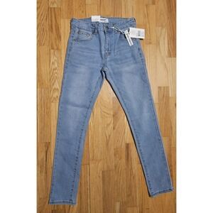NWT M.Society Super Stretch Skinny Jeans Light Wash Blue Size 29x30